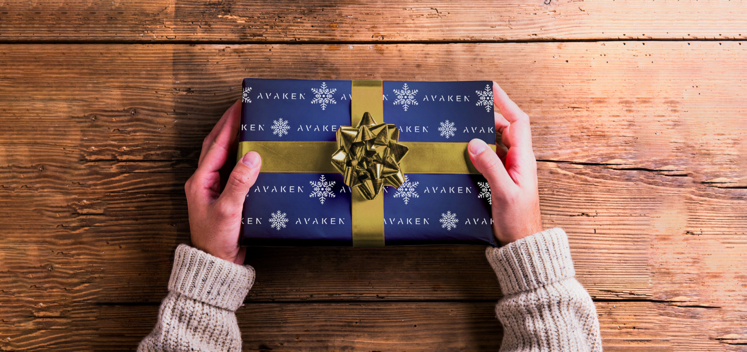 Custom printed wrapping paper